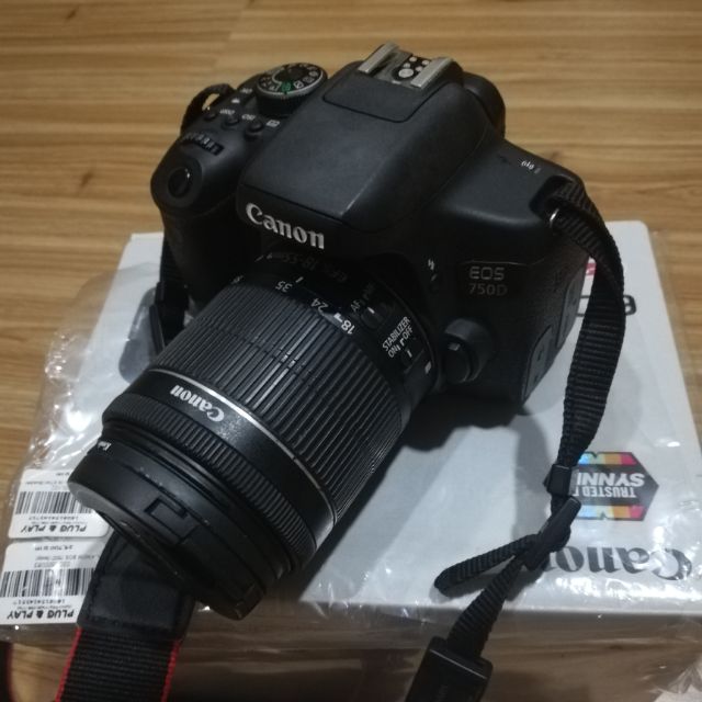 Canon EOS 750d กล้อง dslr สภาพดี (มือสอง)