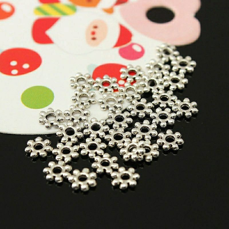 ที่คั่นลูกปัด โลหะ5mm(50ชิ้น)สไตส์ทิเบต ส่งจากไทย