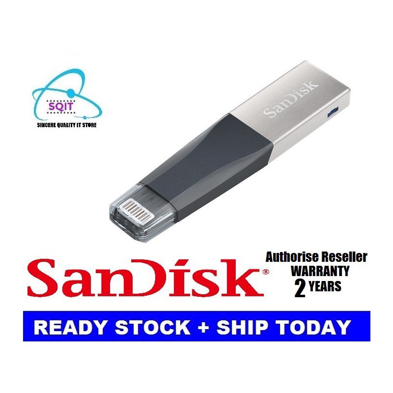 IXPAND 100% Sandisk USB 3.0 OTG แฟลชไดรฟ์ 64GB Lightning to โลหะไดรฟ์ปากกา 128GB U Disk สําหรับ iPho