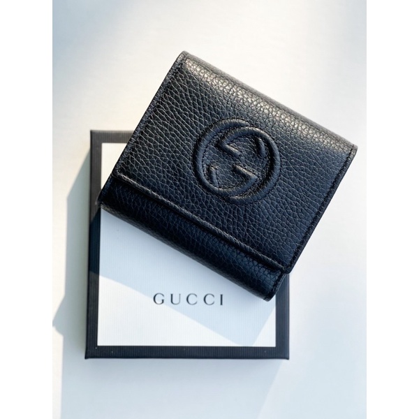 Gucci soho trifold wallet