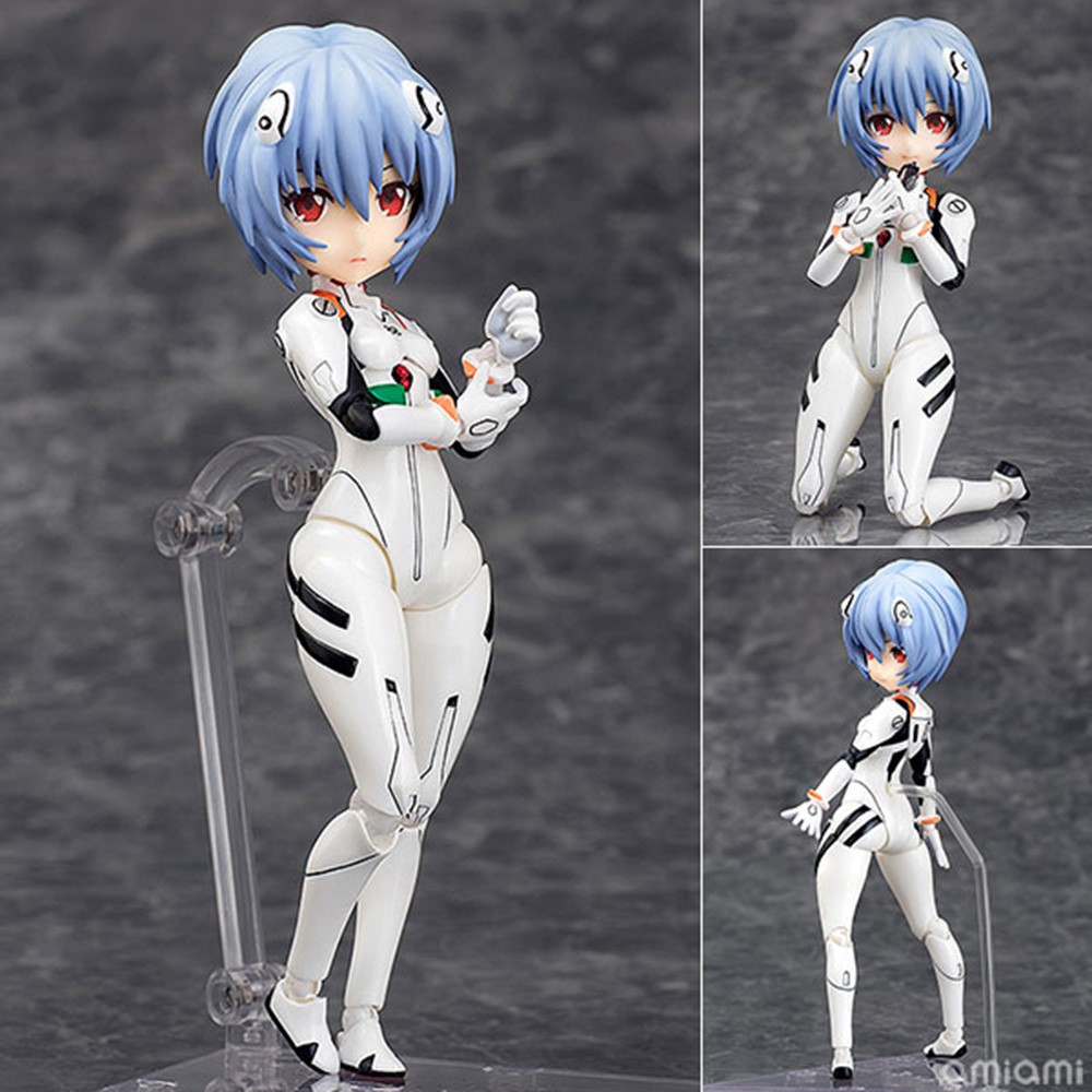 Figma ฟิกม่า Model Figure ฟิกเกอร์ โมเดล จากเรื่อง Evangelion EVA อีวานเกเลียน Parfom Rei Ayanami อา