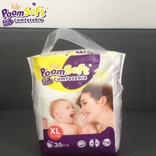 【3 แพ็ค】Poomsoft แพมเพิส เดย์ไนท์แพ้นส์ Baby Pants แพมเพิส เด็ก M-XXXXL กางเกงผ้าอ้อม