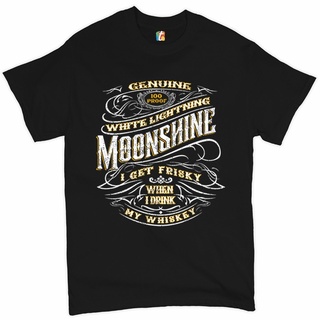 [S-5XL]เสื้อยืด พิมพ์ลาย I Get Friskey This I Drink My Whiskey Moonshine สําหรับผู้ชาย 290774