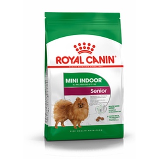 Royal canin Mini Indoor Senior 3kg  อาหารสุนัขสูงวัย พันธุ์เล็ก เลี้ยงในบ้าน ชนิดเม็ด (MINI INDOOR SENIOR)ขนาด 3 กก.