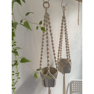 macrame plant hanger มาคราเม่ ที่แขวนกระถางต้นไม้