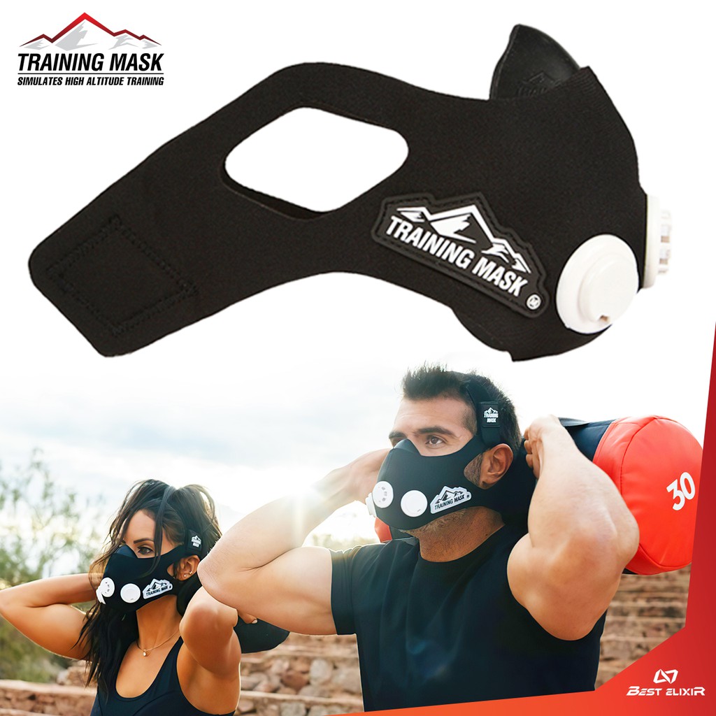 [Clearance ลดพิเศษ ] TrainingMask 2.0 ของแท้จากอเมริกา หน้ากากฝึกการหายใจ ปรับระบบหายใจ เพิ่มความอึด ส่งด่วน จากกทม.