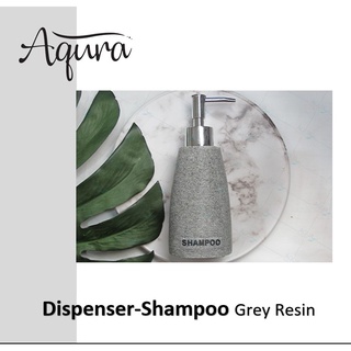 ขวดแชมพู ขวดแชมพูโรงแรม [Grey/สีเทา 200 ml.] ขวดหัวปั๊ม ขวดปั๊มเรซิ่น ขวดเปล่าสำหรับใส่แชมพู ขวดรีฟิล ขวดใส่ของเหลว