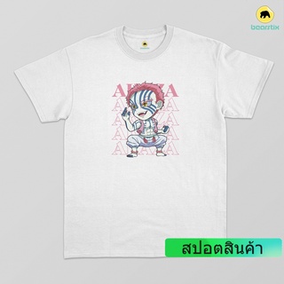 Bearstix - Akaza chibi เสื้อยืด - Demon Salyer Shirt - KImetsu No Yaiba เสื้อยืดสตรีท