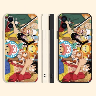 ONE PIECE เคสไอโฟน 12 11 promax 8พลัส cartoon iPhone 13 pro max เคส  Xr Xs X max 7 8 plus se2020 phone case นิ่ม