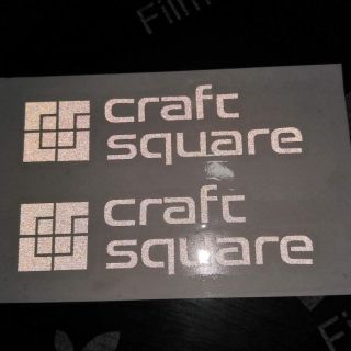 สติ๊กเกอร์ติดกระจกมองข้าง3M​ craf square