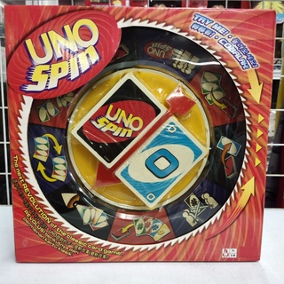 ของเล่น  Uno Spin การ์ดไพ่อูโน่สปิน การ์ดพร้อมถาด