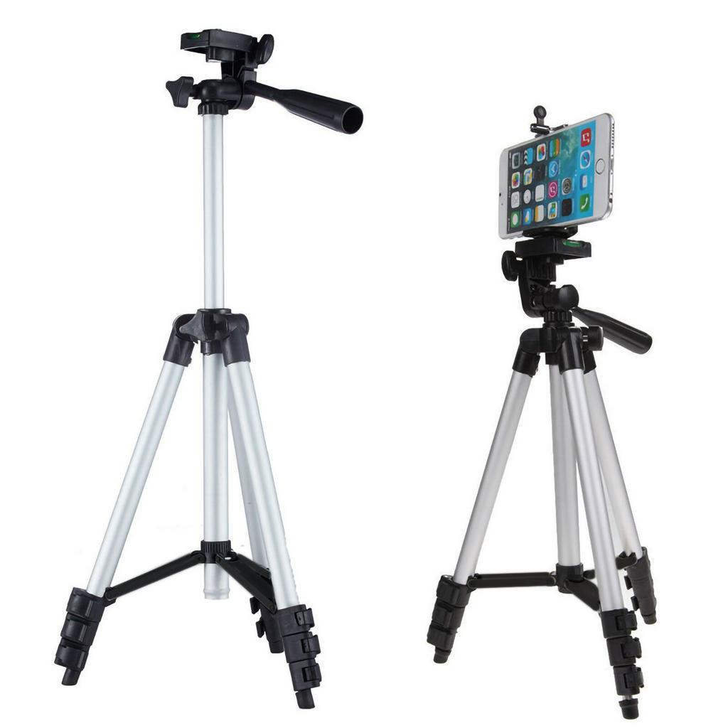 Professional Camera Tripod Stand Mount Extendable Travel Lightweight