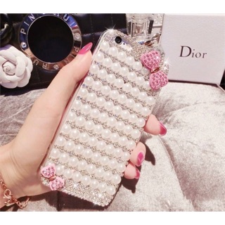 เคสลายคิตตี้ Kitty แต่งด้วยมุก&amp;คริสตัล