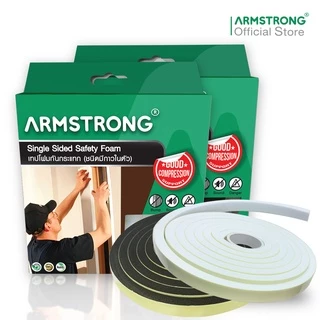 Armstrong เทปโฟมกันกระแทก (ชนิดมีกาวในตัว) สำหรับกันกระแทกขอบประตู ขอบหน้าต่าง / Single Sided Safety Foam