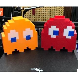 โคมไฟ LED USB รูปผี PAC-Man (ผีแพ็กแมน)