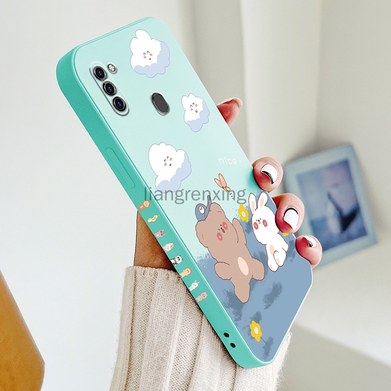 เคส Samsung a11 เคสโทรศัพท์ ซิลิโคนนิ่ม ของเหลว ป้องกัน เรียบ กันชน เคส