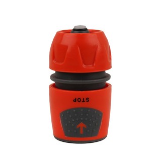 HOSE FITTING FONTAN DGF2109 1/2"x5/8"x3/4" ORANGE ข้อต่อสายยางมีวาล์ว FONTAN DGF2109 1/2 นิ้วx5/8 นิ้วx3/4 นิ้ว สีส้ม ข้