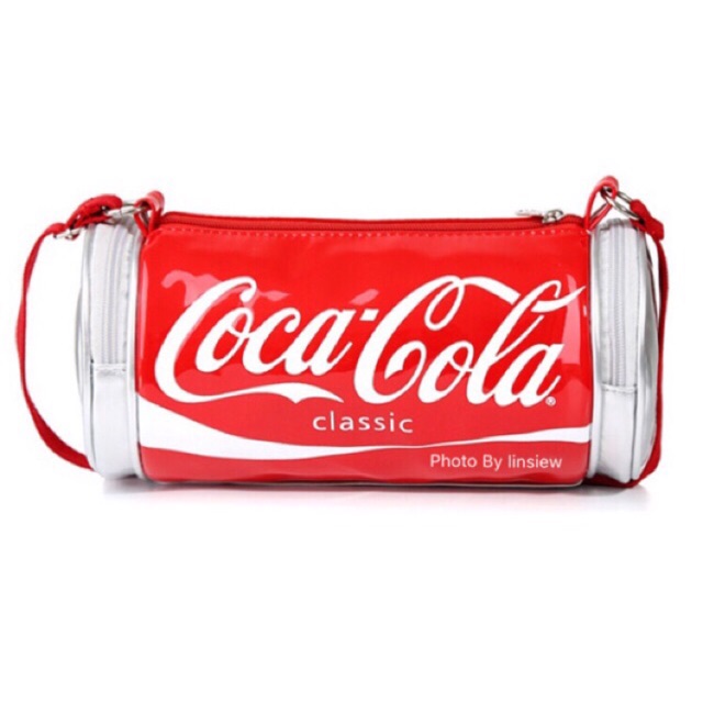 กระเป๋าสะพายไหล่ ลาย Coca Cola Tin
