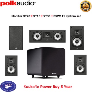 Polk Audio Monitor XT20+XT15+XT30+PSW111 system set 5.1CH