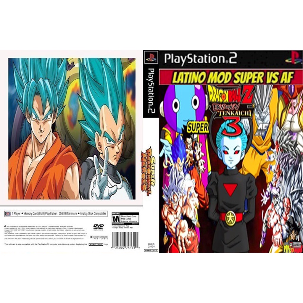 แผ่นเกมส์ PS2 DRAGON BALL Z BUDOKAI TENKAICHI 3 - MOD SUPER VS AF V4 2021   คุณภาพ ส่งไว (DVD)