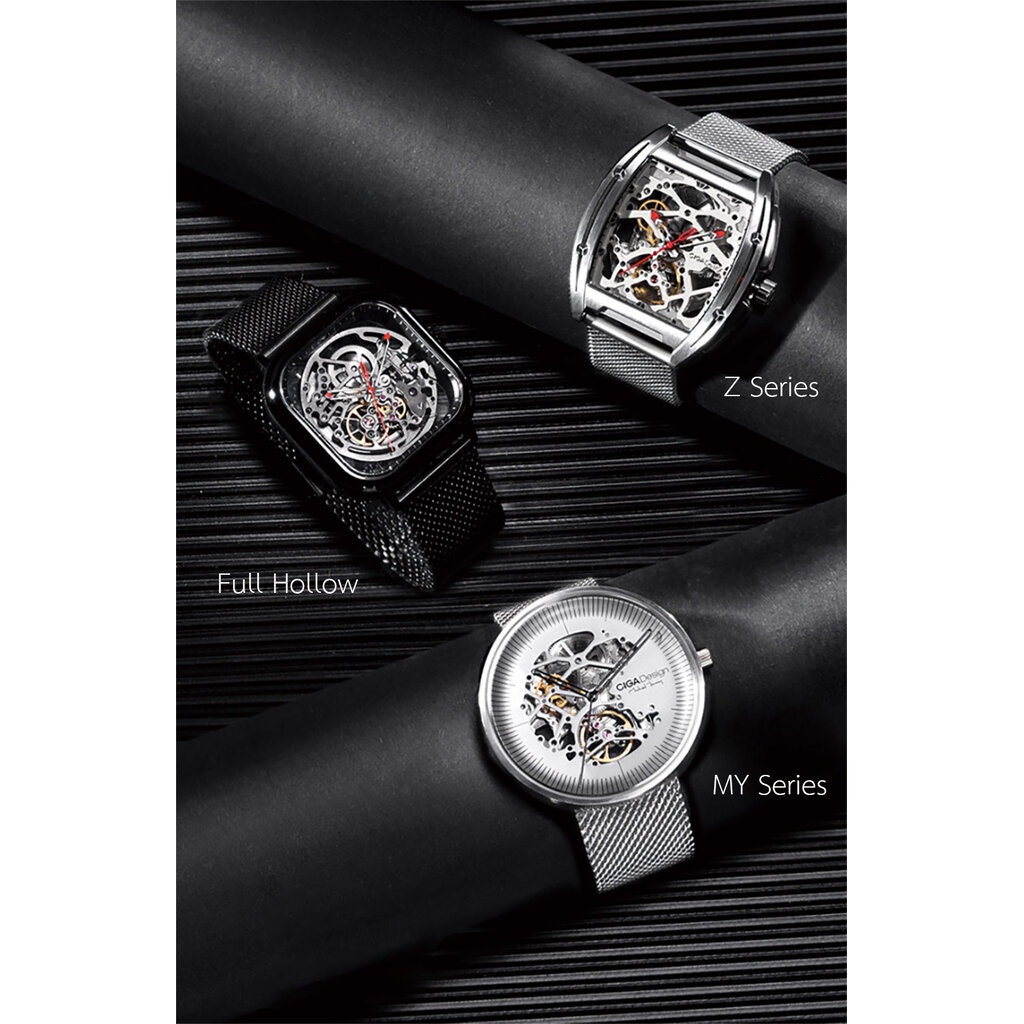 CIGA Design Milanese Mesh Watch Strap 22mm - สายนาฬิกาเหล็กถักซิก้า ดีไซน์ขนาด 22 มม.