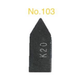 มีดเล็บ K20 Carbide Tips No. 103