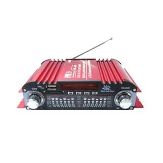 PK USB/SD/FM Amplifier 4ch รุ่น PK-681 - สีแดง  ( 60237)