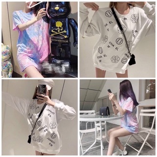 [พร้อมส่ง]✨เสื้อยืด เสื้อแขนยาว สเวตเตอร์ ผ้าดีนิ่มใส่สบาย ใส่แบบมินิเดรสก็ได้