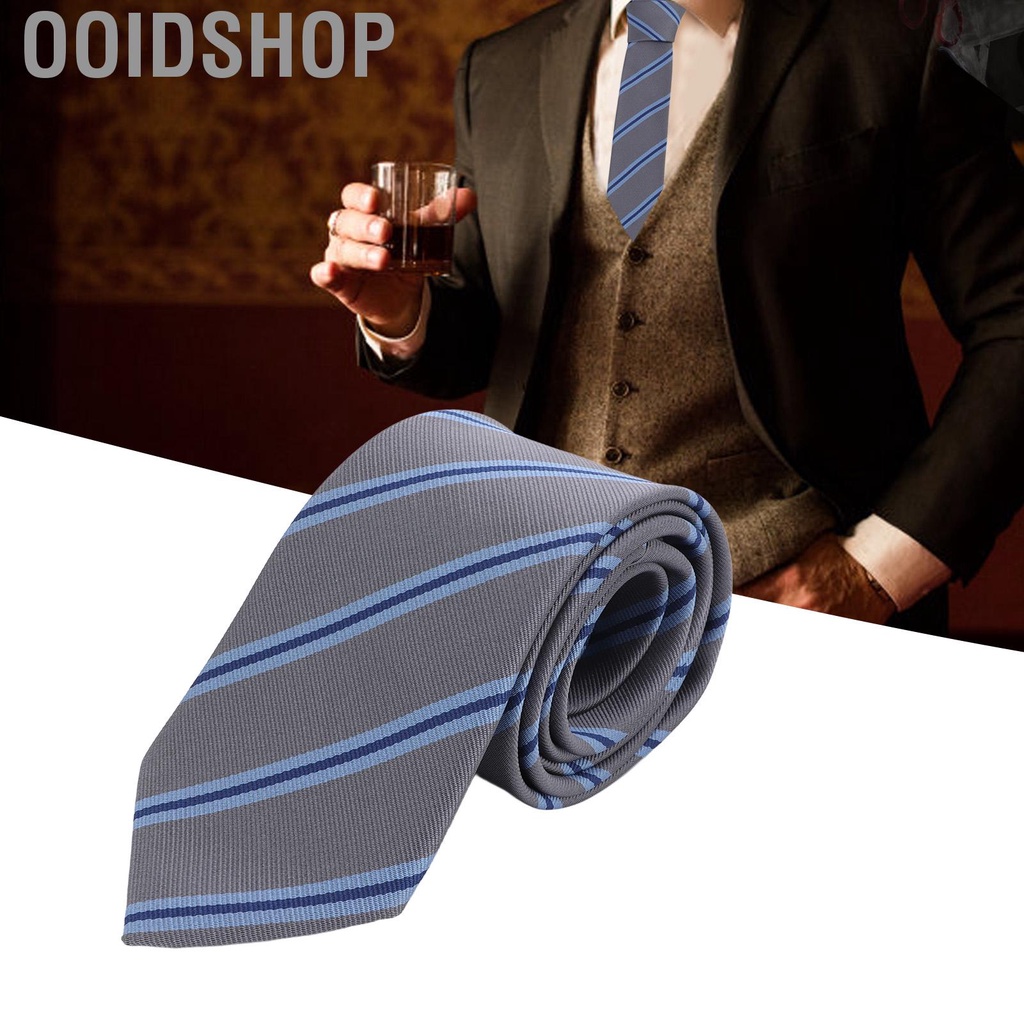 ooidshop-mens-tie-business-casual-versatile-classic-striped-mens-suit