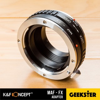 เมาท์แปลง K&amp;F MAF-FX ( Minolta AF - Fuji / FX / MAF-Fuji / MAF / Sony A Mount Lens Adapter / KF )