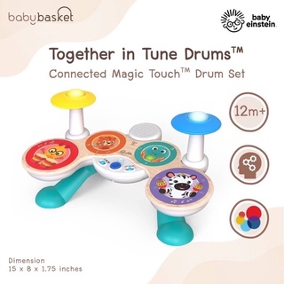 ของเล่นเด็ก Hape Connected Drums🥁🎼 Magic Touch ชุดกลองนี้ เป็นรุ่นพิเศษที่สามารถเชื่อมต่อกับเครื่องดนตรีอื่นๆ