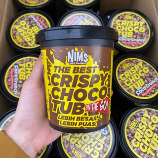 Crispy Choco Tub โกโก้ครั้น +  ช๊อคโกแลต แสนอร่อย ขนมทานเล่น