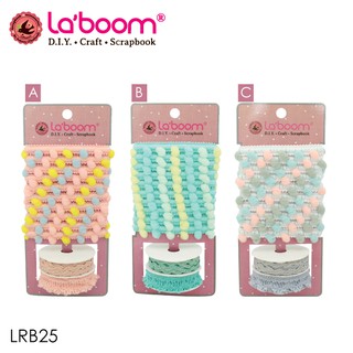 Laboom (ลาบูม) ริบบอน ตกแต่ง รหัส LRB25