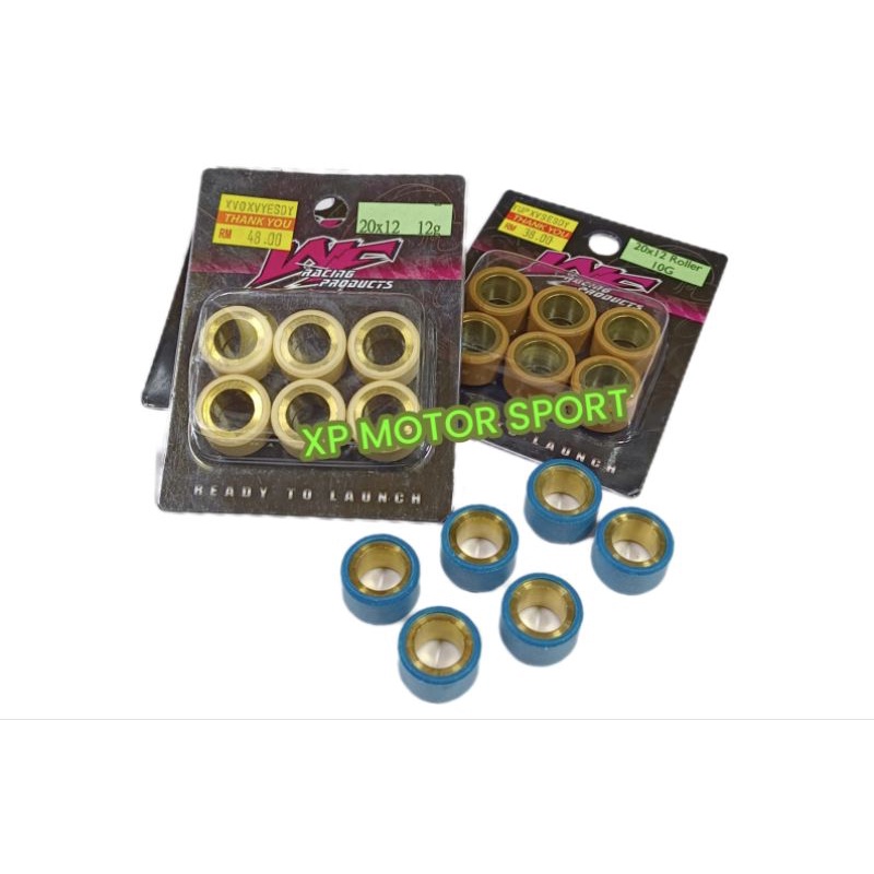 ลูกรอกลูกกลิ้ง Yamaha Nvx155 /Nouvo LC / Solariz Avantiz 8/ 9/10/11/12G Jenama WF Racing