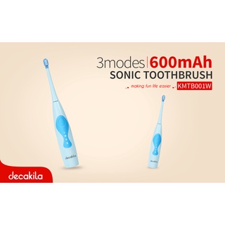 decakila รุ่น  KMTB001W แปรงสีฟันแบตเตอรี่ แปรงสีฟันอัจฉริยะ Sonic toothbrush ของแท้ 100% รับประกัน