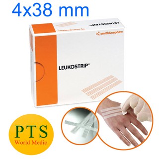 Leukostrip 4x38 mm เทปปิดแผล โดยไม่ต้องเย็บแผล (1 ซอง)