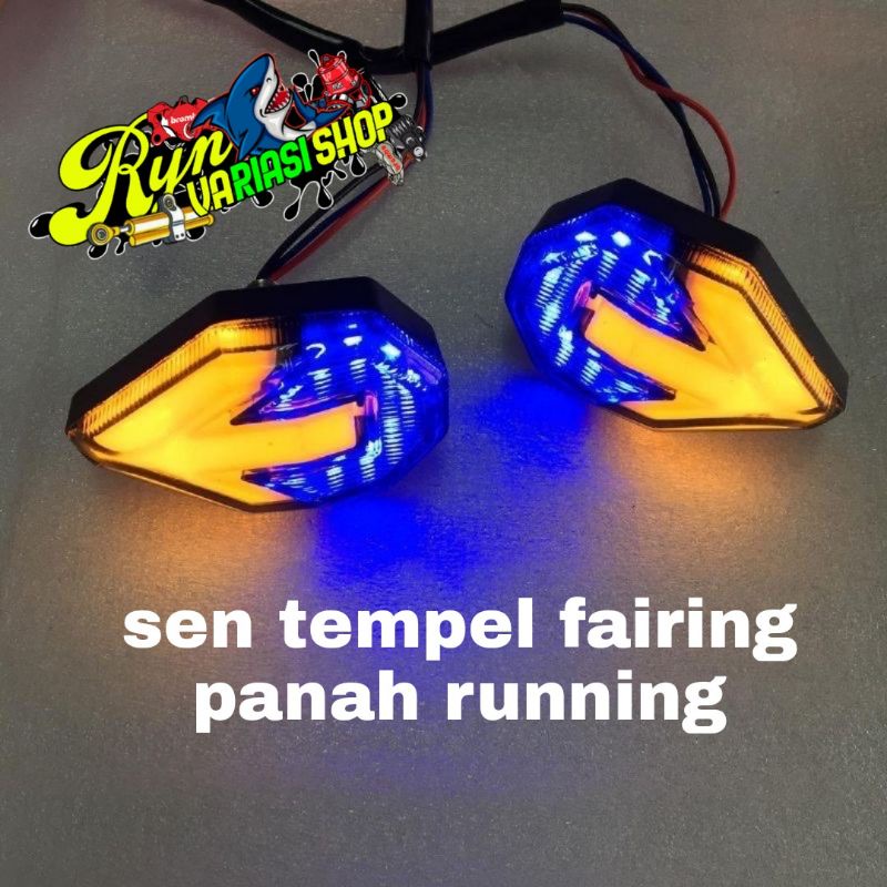 ไฟเลี้ยวติดแฟริ่งลูกศรวิ่งแฟลชโหมด cbr 150 250 cb 150 vixion nvl nva ninja 150 R15 R25 megapro เสือ 