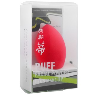 GetZhop ฟองน้ำเกลี่ยรองพื้น ทรงรูปหยดน้ำ ปลายตัด Puff Facial Powder - (สีโอรส)