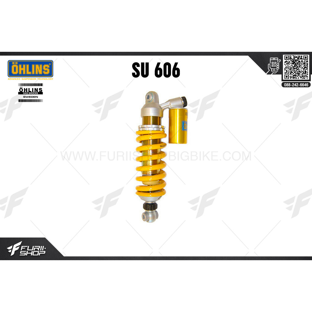 โช๊คแต่ง โช๊คหลัง OHLINS Sweden SU606 For Suzuki SV650 2003-2014