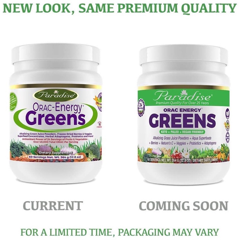 ✨Pre-order✨🇺🇸 Paradise Herbs, ORAC Energy Greens, 25.6 oz (728 g)🇺🇸
