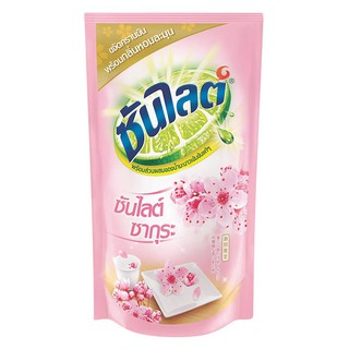 ✨นาทีทอง✨ ซันไลต์ น้ำยาล้างจาน กลิ่นซากุระ ขนาด 500 มิลลิลิตร SUNLIGHT Dish Washing Liquid Sakura Scent Size 500 ml.