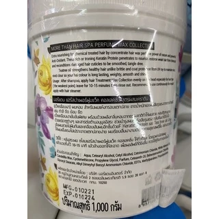 #แว็คเคลือบเงา #สปาผมหอม #Morethan B5 hair spa Perfume Wax Collertion 1,000 มล เพิ่มเคราติน