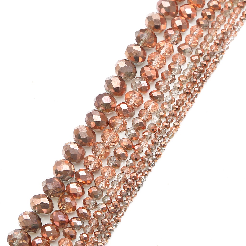 ลูกปัดคริสตัล หลายขนาด สำหรับทำเครื่องประดับ ขนาด 2 - 10 มม. - รูปที่ 2