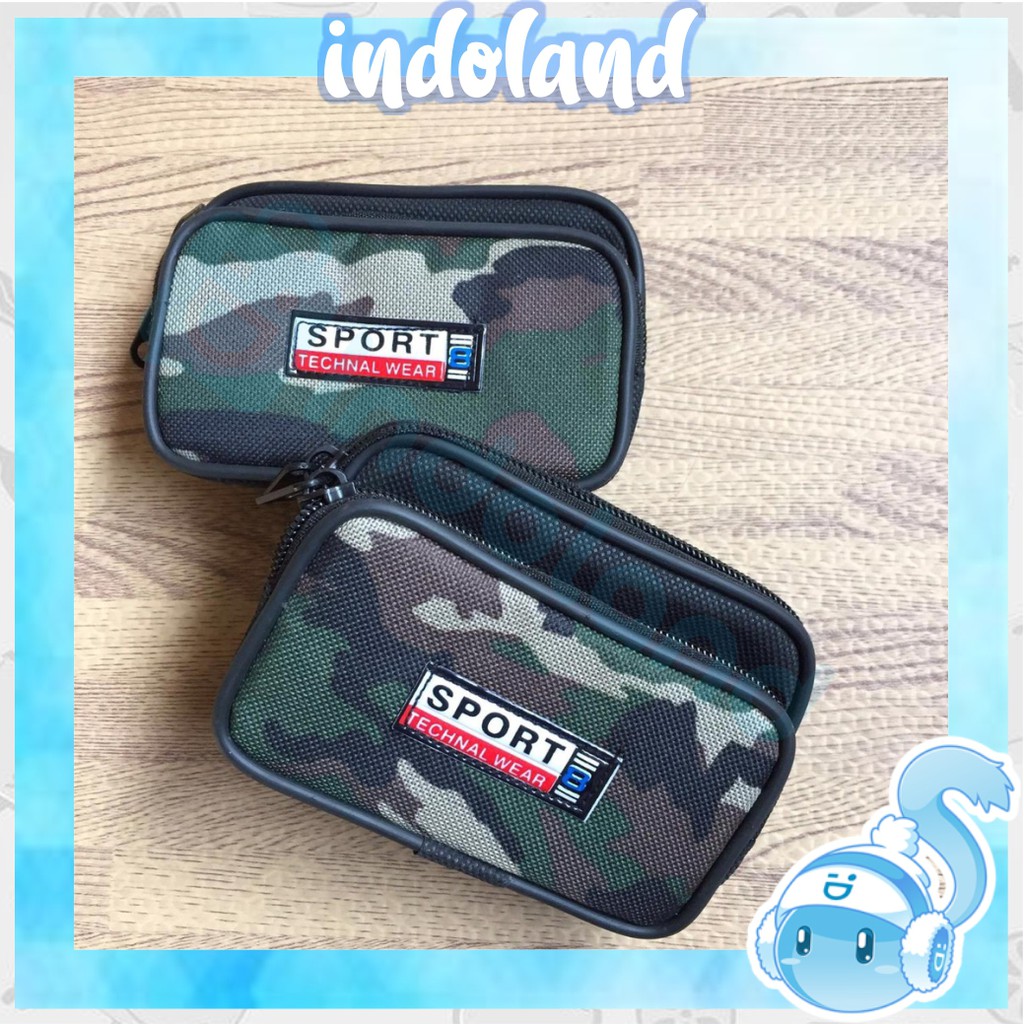 INDOLAND D031 Mini waist Wallet Mens and Womens Wallet Bag Sport Technical Wear import