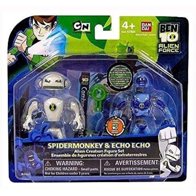 Ben 10 Alien Creation Chamber Spidermonkey &amp; Echo Echo Mini Figure 2-Pack #เบนเทน