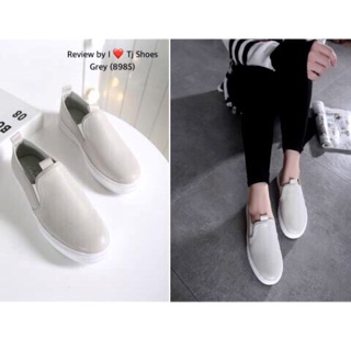 ผ้าใบหนังนิ่มใส่ง่ายสีเข้าทุกชุด