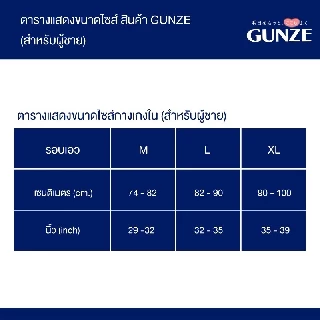[Pack 2] GUNZE กุนเซ่ กางเกงในชาย Boxer สีดำ รุ่น GS7604