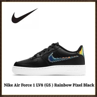 Nike Air Force 1 LV8 (GS ) Rainbow Pixel Black