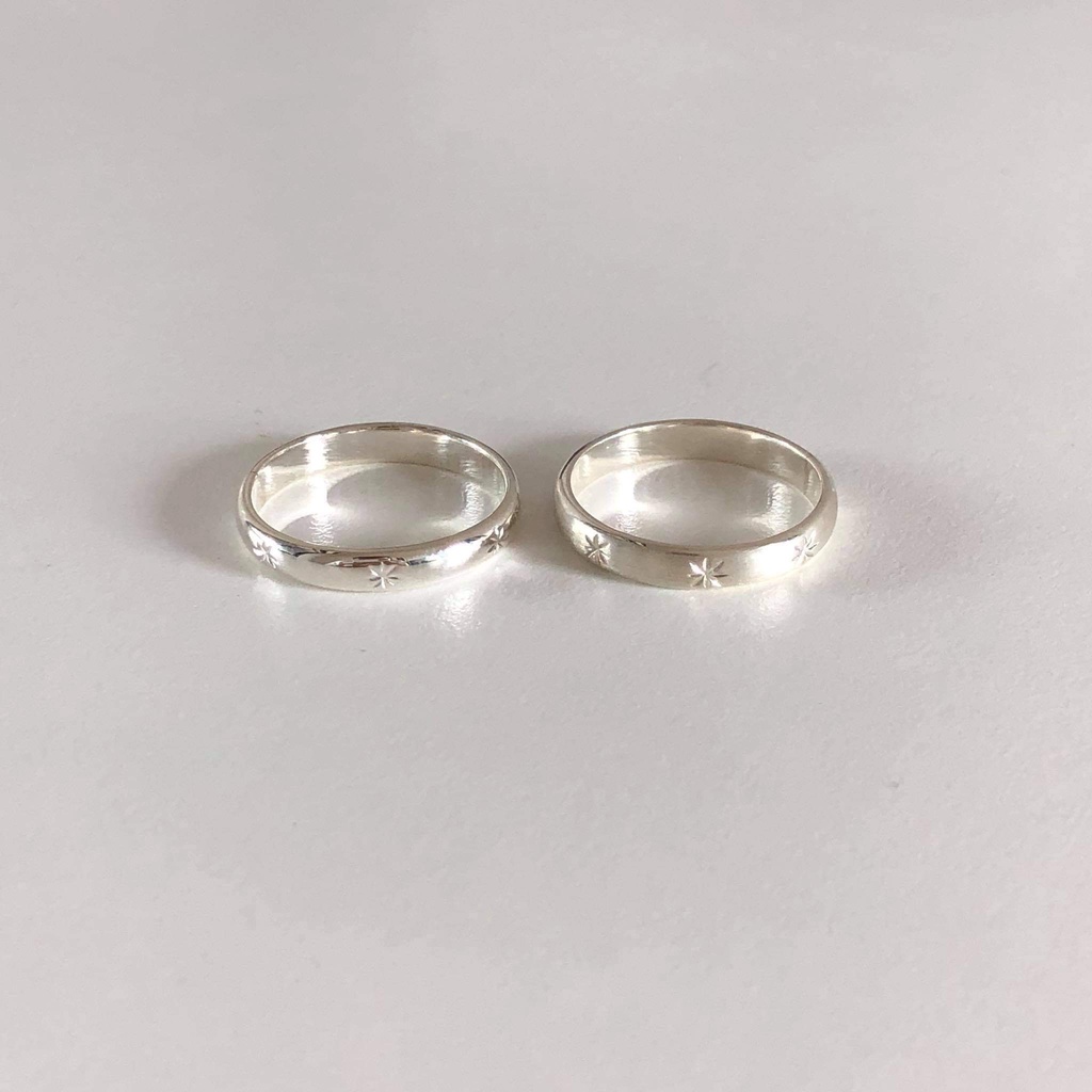 ( โค้ด DMEBK ลด 120.-) Winterwinter Jewelry Silver925 : เครื่องประดับเงินแท้ แหวนเงินแท้ แหวนเกาหลี แหวนทรงกลม