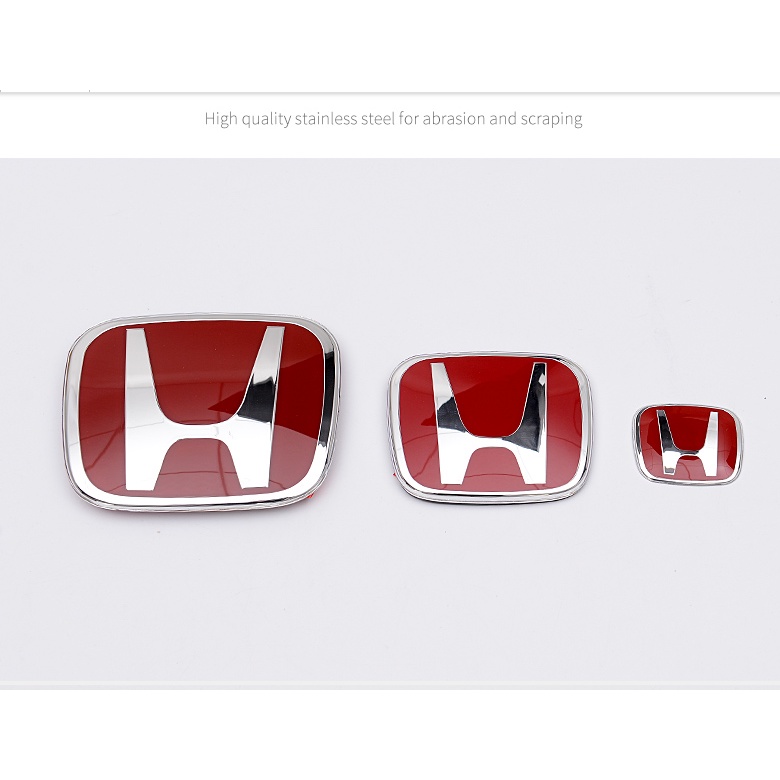 Honda Red LOGO EMBLEM civic City Jazz accord